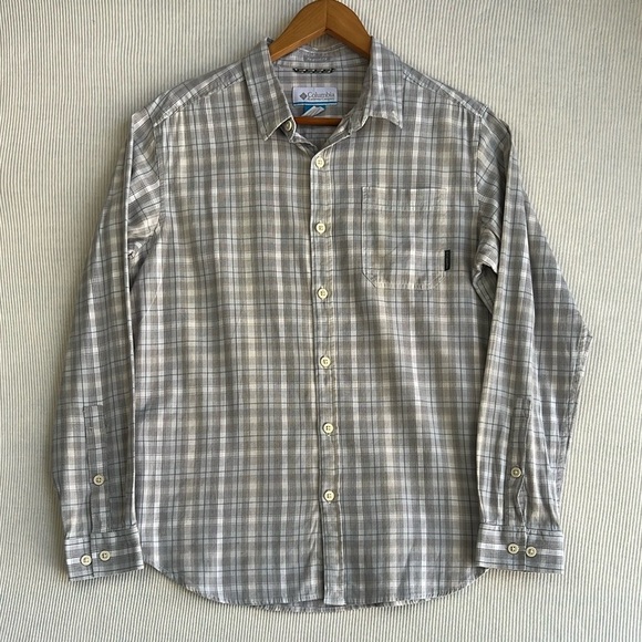 Columbia Men’s Medium Button Down Flannel Shirt Plaid - Picture 1 of 10